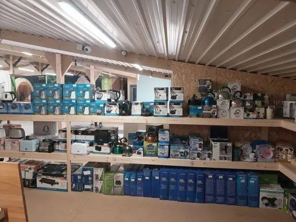 Camping accessories display 1