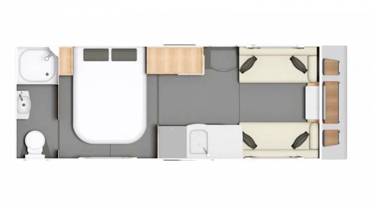 Whirlwind 554 4 berth layout